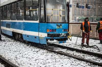 Wrocław: Zderzenie dwóch tramwajów - 2