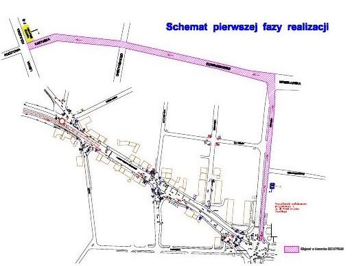 Legnica: Rusza remont, który może sparaliżować ruch w mieście - Źródło: Urząd Miasta w Legnicy (remont faza I, zobacz mapki pod tekstem)