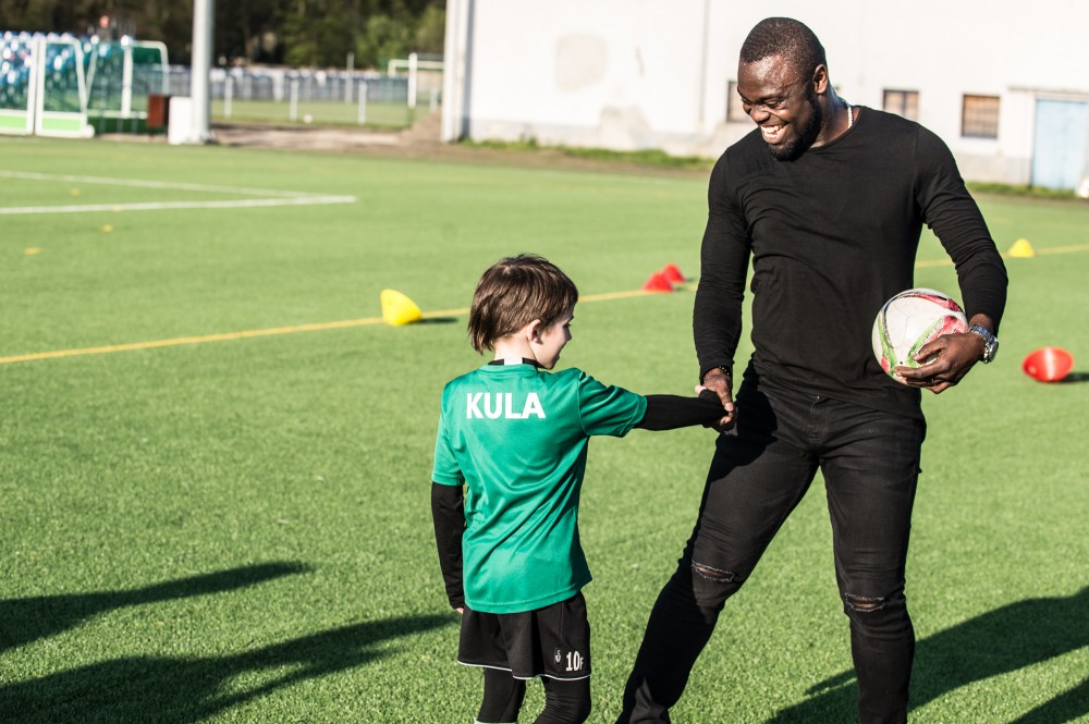 Gerald Asamoah we Wrocławiu (ZDJĘCIA)