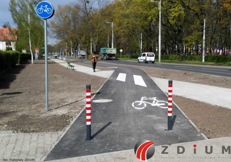 Nowe ścieżki rowerowe we Wrocławiu [ZOBACZ ZDJĘCIA] - Zdjęcia: ZDiUM
