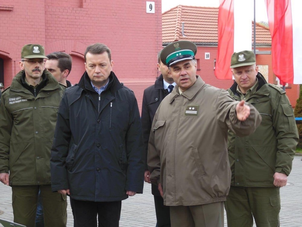 Minister Błaszczak u pogranicznik&oacute;w. M&oacute;wił o uchodźcach [ZDJĘCIA]