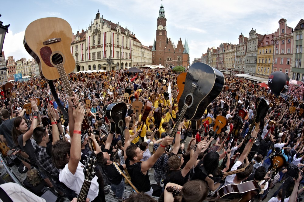 Wrocław miastem gitary! Rekord Guinnessa pobity (ZDJĘCIA)