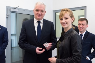 Jarosław Gowin zwiedzał laboratoria we Wrocławskim Parku Technologicznym - 3