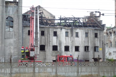 Pożar opuszczonej fabryki Porcelany Wałbrzych (ZDJĘCIA, FILM) - 5