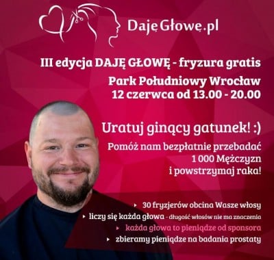 Daj głowę w szczytnym celu