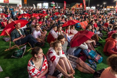Tak się bawiliśmy w Alei Kibica. Polska w 1/8 finału