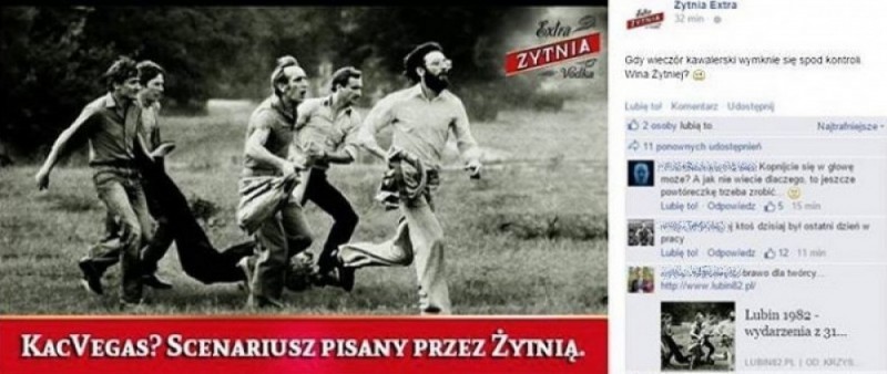 Autor zdjęcia obrazującego "Zbrodnię Lubińską" domaga się 100 tys. zł - Reklama szybko została wycofana przez firmę, ale z sieci nie zniknęła