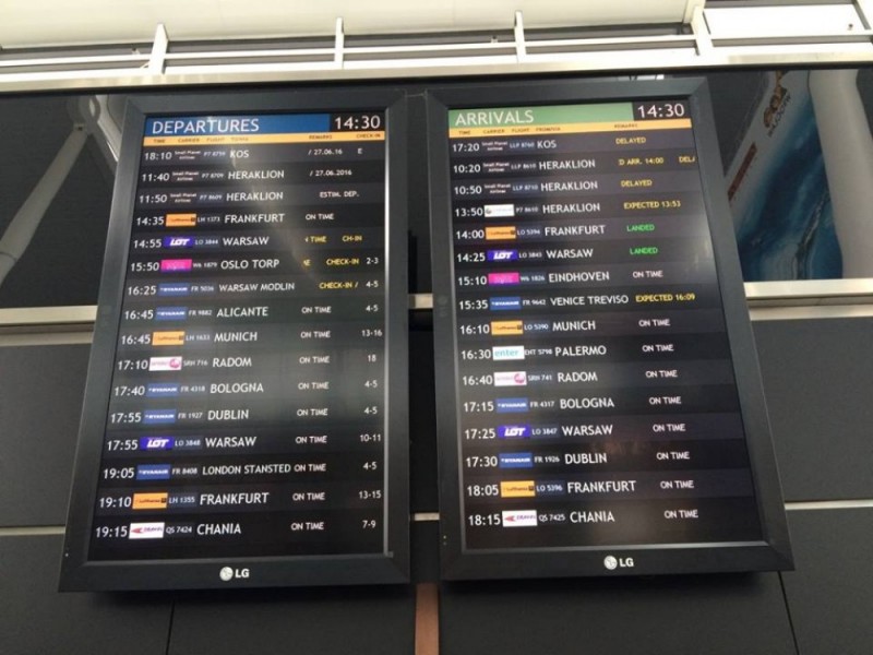 Uziemieni pasażerowie wciąż czekają na swoje odloty z Wrocławia - 