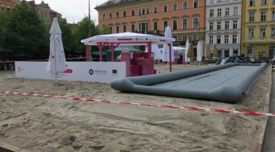 Wrocław: Plaża na placu Solnym - w czwartek otwarcie