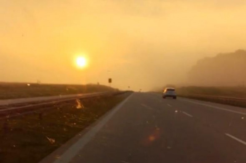 Wschód słońca na A4 (FILM) - fot. YouTube