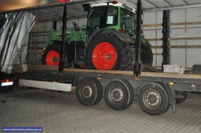 Traktor w tirze. Litwini w areszcie