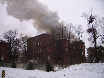 Pożar w centrum Legnicy (Zobacz) - 0