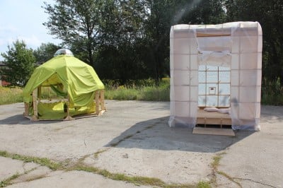 Studenci stworzyli schronienia dla bezdomnych i uchodźców - 0