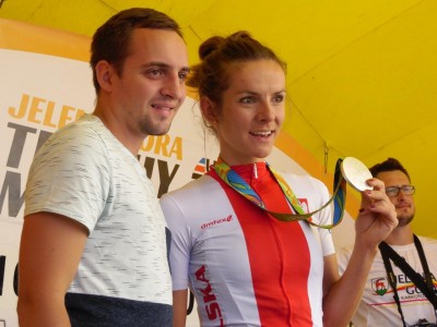 Jelenia Góra wita Maję Włoszczowską [ZDJĘCIA] - 39