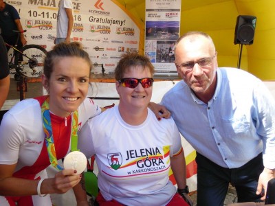 Jelenia Góra wita Maję Włoszczowską [ZDJĘCIA] - 44