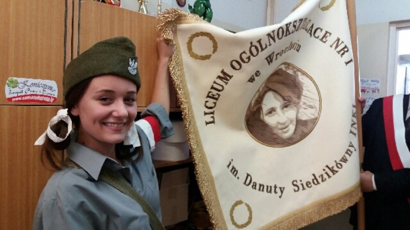 I Liceum Ogólnokształcące we Wrocławiu ma nowego patrona: Danutę Siedzikównę „Inkę" -