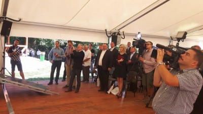 Uroczystości związane z 1050-leciem chrztu Polski na szczycie Ślęży - 12