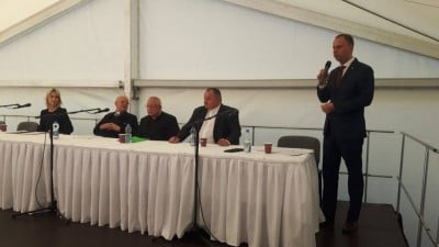 Uroczystości związane z 1050-leciem chrztu Polski na szczycie Ślęży - 17