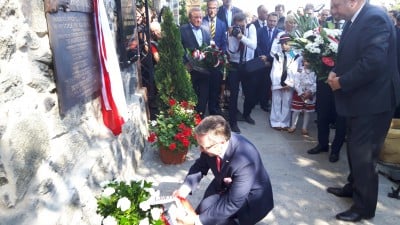 Uroczystości związane z 1050-leciem chrztu Polski na szczycie Ślęży - 5