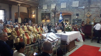 Uroczystości związane z 1050-leciem chrztu Polski na szczycie Ślęży - 8