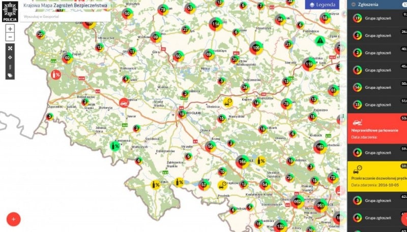 Internetowa mapa zagrożeń. Sprawdzisz, gdzie kradną, biją lub żebrzą - 