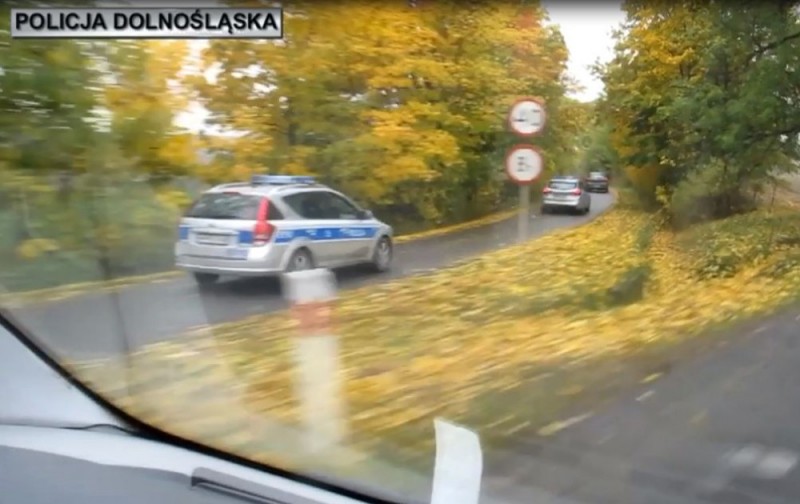 Policyjny pościg w Jaworze -