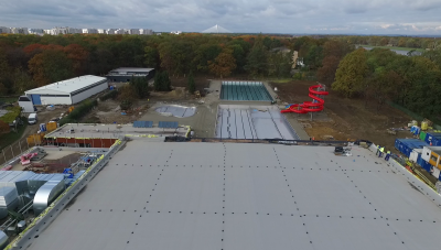 Widziane z drona: Stadion Olimpijski, baseny przy Wejherowskiej [WIDEO] - 2