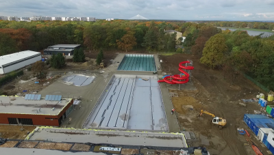 Widziane z drona: Stadion Olimpijski, baseny przy Wejherowskiej [WIDEO] - 3