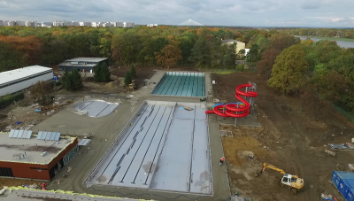 Widziane z drona: Stadion Olimpijski, baseny przy Wejherowskiej [WIDEO] - 4