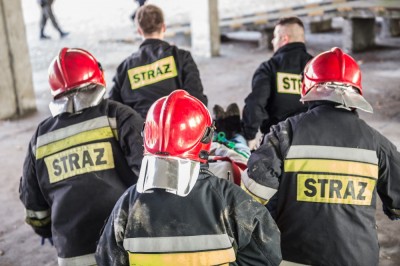 Ćwiczenia ratownicze na poligonie we Wrocławiu (ZDJĘCIA)