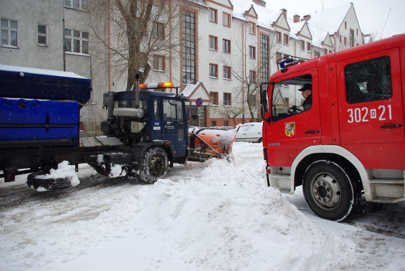 Dolny Śląsk poległ w walce z zimą - Ulica Gdańska we Wrocławiu (Fot. Katarzyna Górowicz)