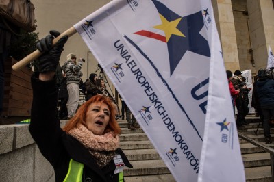 Manifestacja opozycji przed Urzędem Wojewódzkim - 8