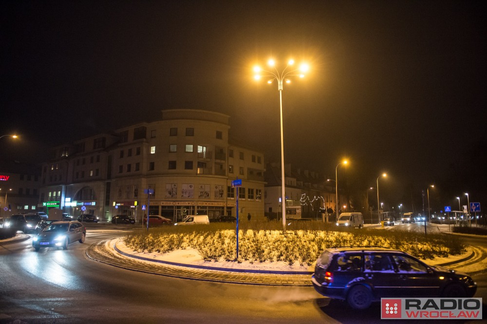 Wiadomości drogowe Radia Wrocław z remontowanej Ołtaszyńskiej