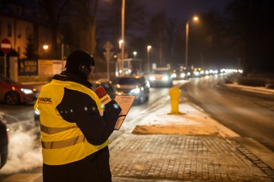 Wiadomości drogowe Radia Wrocław z remontowanej Ołtaszyńskiej - 6