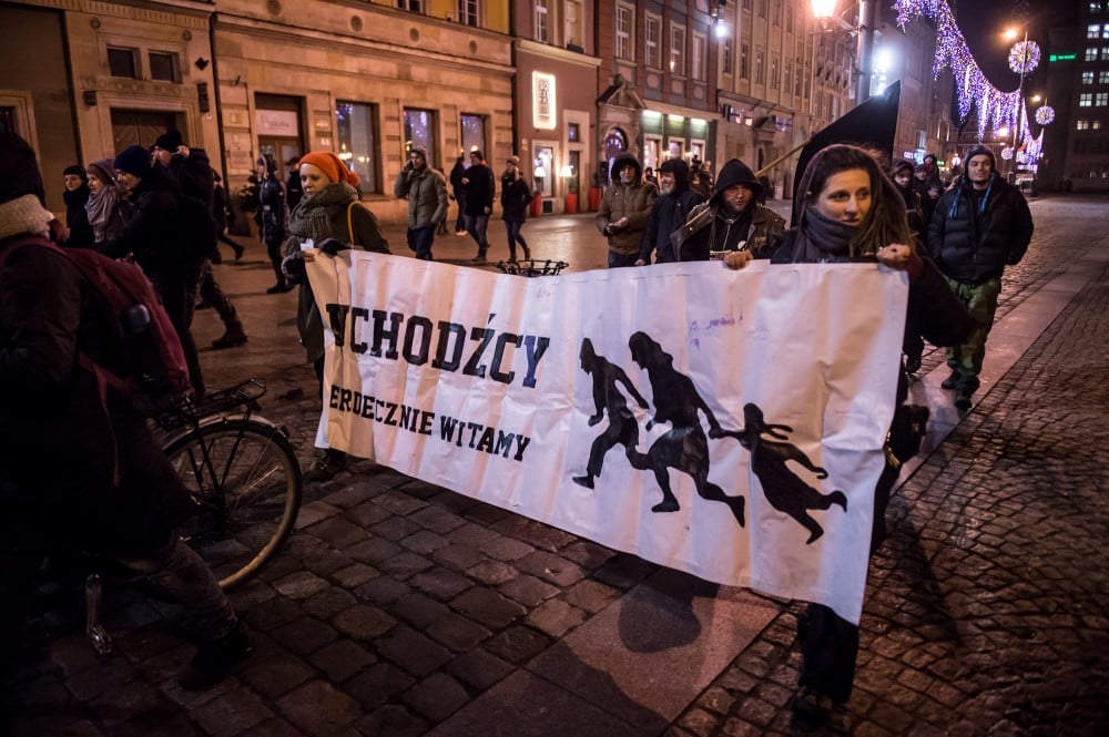 Wrocław: Protesty przeciwko atakom na obcokrajowc&oacute;w [WIDEO, ZDJĘCIA]
