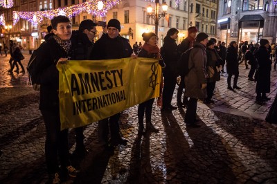 Wrocław: Protesty przeciwko atakom na obcokrajowców [WIDEO, ZDJĘCIA] - 11