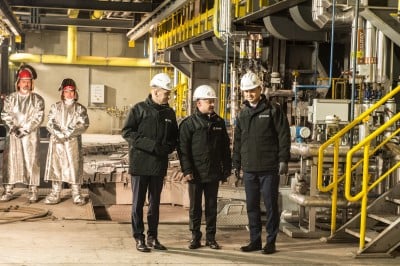 Prezydent Andrzej Duda uruchomił piec w Hucie Miedzi Głogów (zdjęcia) - 9