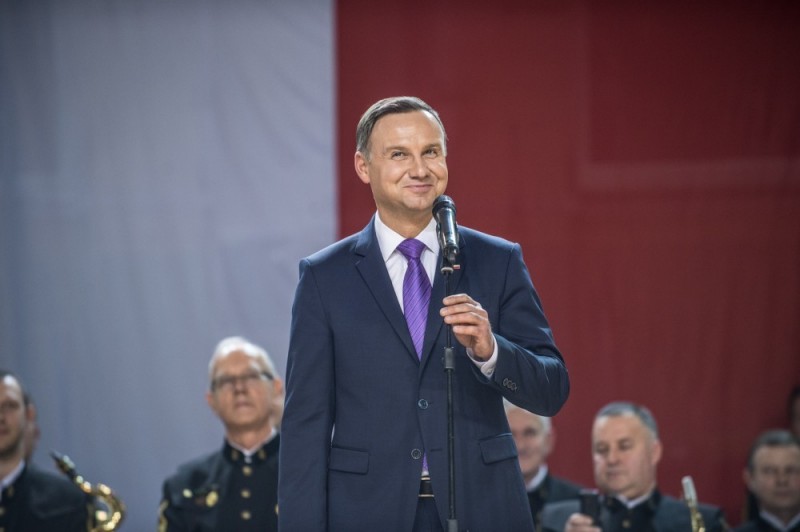 Prezydent Andrzej Duda w Zagłębiu Miedziowym (zdjęcia) - fot. Andrzej Owczarek