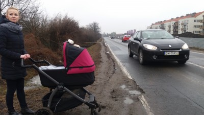 Niebezpiecznie na Buforowej - protest mieszkańców wrocławskiego Jagodna - 3