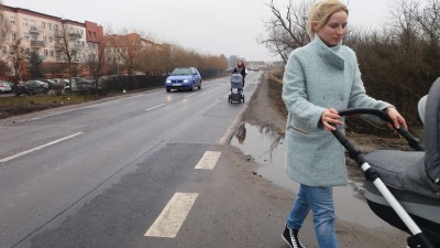 Niebezpiecznie na Buforowej - protest mieszkańców wrocławskiego Jagodna - 1