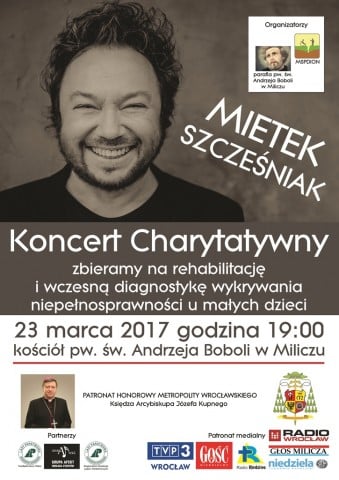 Mietek Szcześniak na koncercie charytatywnym w Miliczu - 5