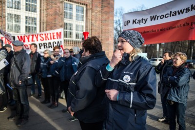 Wrocław: Kolejny protest pracowników poczty [ZDJĘCIA] - 7