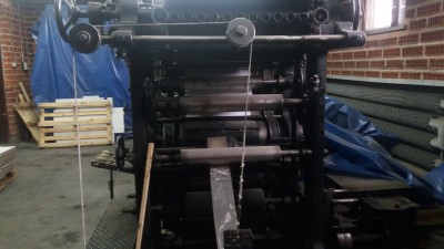 Zamiast na złom, trafi do muzeum. Zobaczcie niemal stuletnią maszynę drukarską [FOTO] - 6