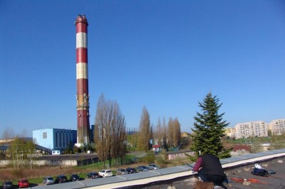 Na 130-metrowym kominie zamieszkały dzikie ptaki! Można je podglądać - 10