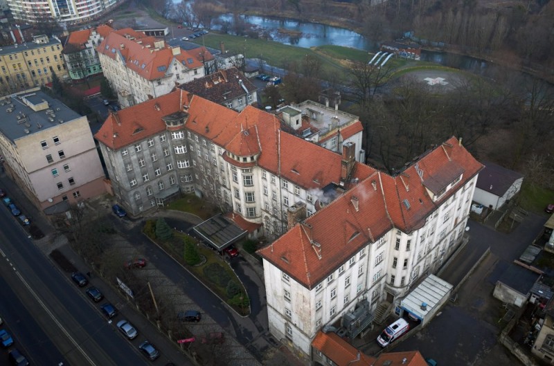 Szpital przy Traugutta we Wrocławiu będzie zabytkiem? - fot. Wrocław z Lotu Ptaka/ CC-BY-ND 3.0 