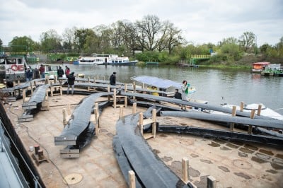 Wrocław: Transport gigantycznej rzeźby na wyspę Daliową - 4