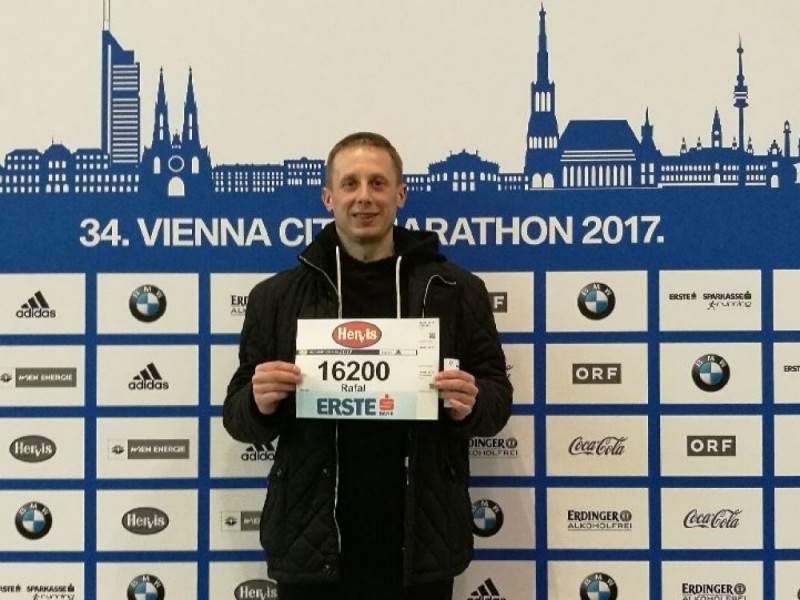 Biegł jak natchniony. Rzecznik kurii ze świetnym wynikiem na półmaratonie w Wiedniu  - fot. archiwum prywatne
