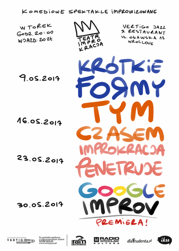 Majowe spektakle Teatru Improkracja - 