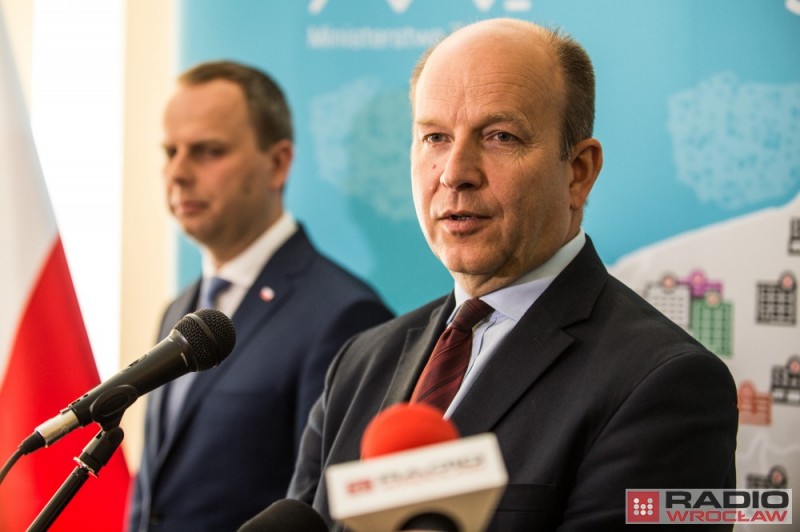 Minister Zdrowia Konstanty Radziwiłł we Wrocławiu - fot. Andrzej Owczarek