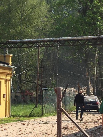 Wybuch w Mąkolnie: Nagranie z kamery przemysłowej [FILM] - 4